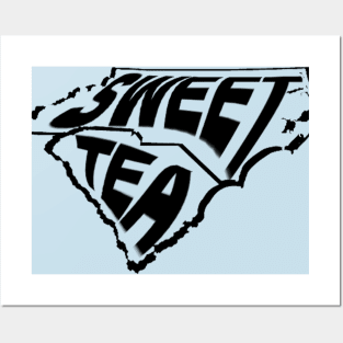 Sweet Tea North Carolina South Carolina Posters and Art